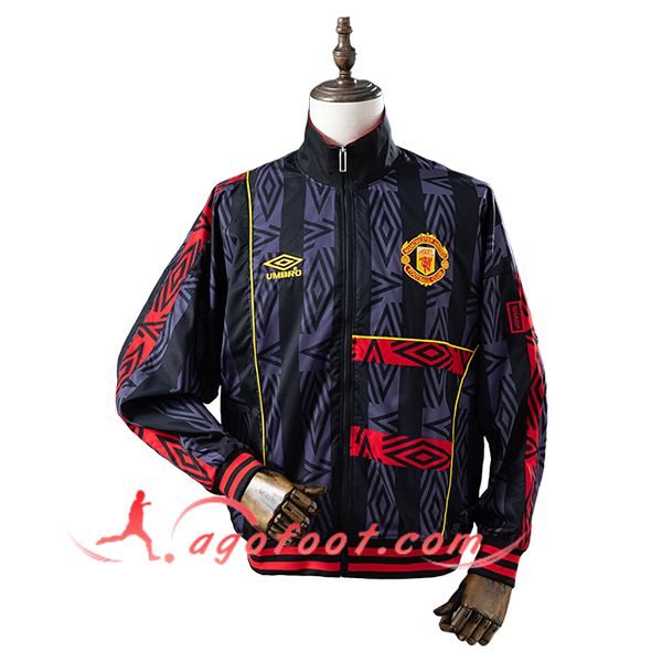 Coupe-Vent Manchester United Pourpre/Noir/Rouge 2025/2026