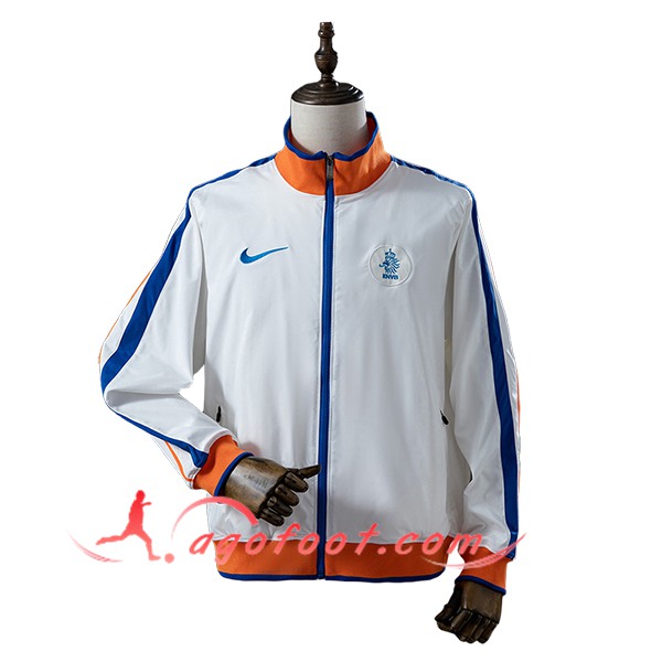 Coupe-Vent Pays-Bas Blanc/Bleu/Orange 2025/2026