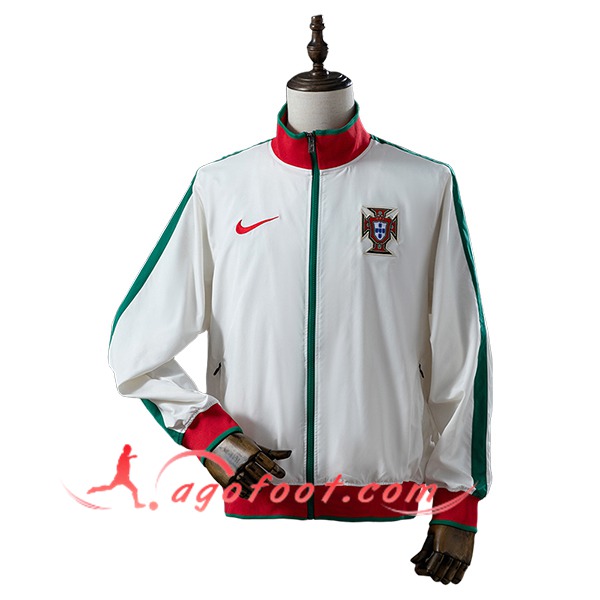 Coupe-Vent Portugal Blanc/Rouge/Vert 2025/2026