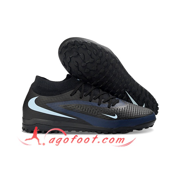 Nike Chaussures de Foot Phantom GX III Elite TF Noir/Bleu -02