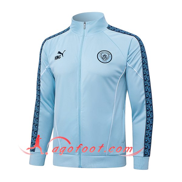 Veste Foot Manchester City Bleu Clair 2025/2026