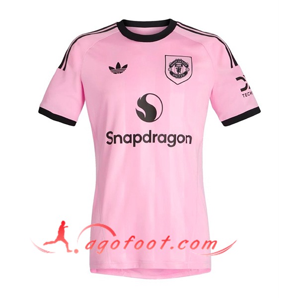 Maillot de Foot Manchester United Gardien De But Rose 2025/2026