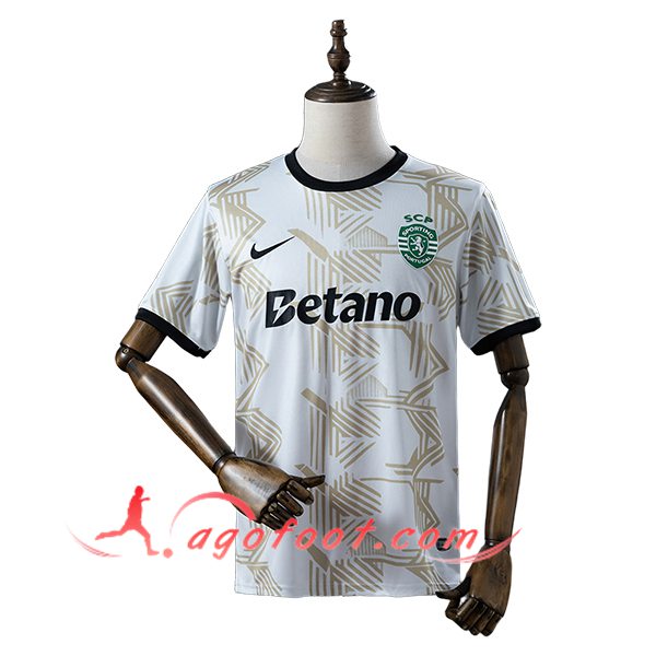 Maillot de Foot Sporting Special Edition Blanc/Jaune 2025/2026