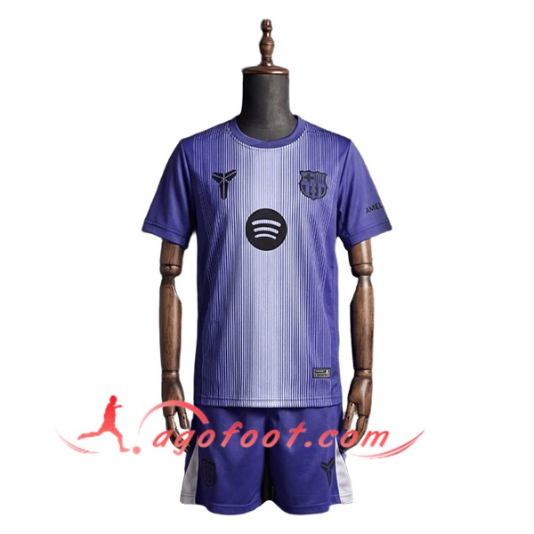Maillot de Foot Barcelone Enfant Gardien De But Pourpre 2025/2026