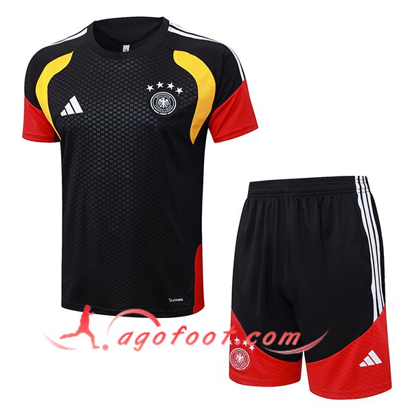 Ensemble Training T-Shirt Allemagne Noir/Rouge 2025/2026
