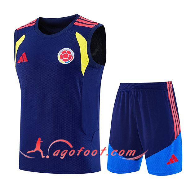 Ensemble Training Debardeurs Colombie Bleu Royal 2025/2026