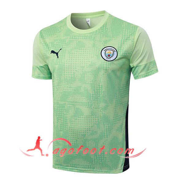 Training T-Shirt Manchester City Vert/Bleu 2025/2026