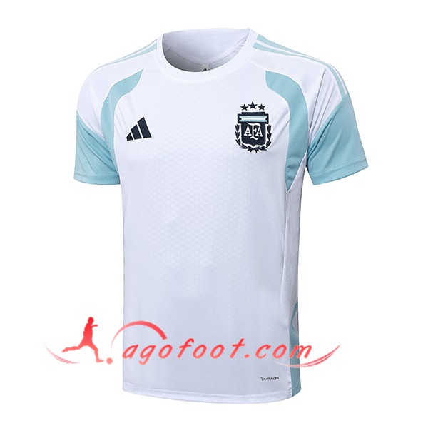 Training T-Shirt Argentine Blanc/Bleu 2025/2026 -02