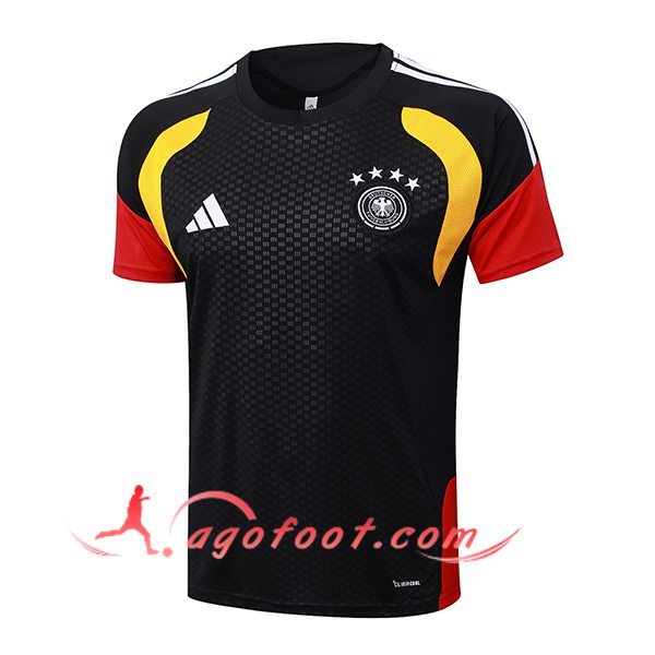 Training T-Shirt Allemagne Noir/Rouge 2025/2026