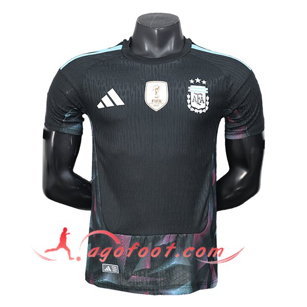 Training T-Shirt Argentin Noir 2025/2026