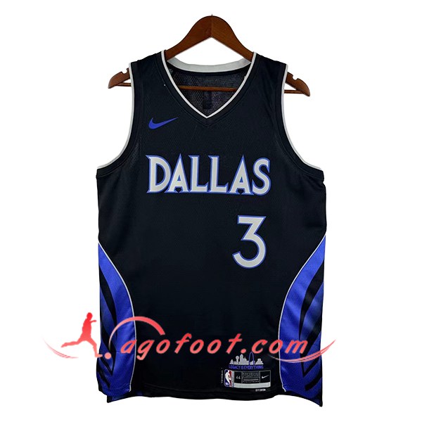 Maillot Dallas Mavericks (DAVIS #3) 2025/26 Noir/Bleu