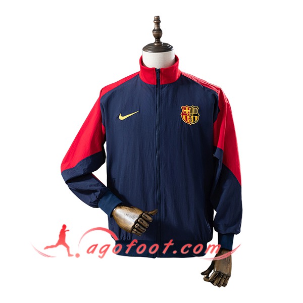 Coupe-Vent FC Barcelone Bleu/Rouge 2025/2026 -02