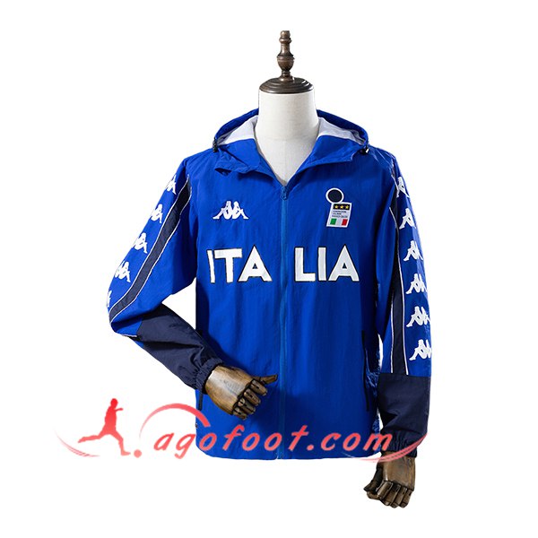 Coupe-Vent Italie Bleu/Blanc 2025/2026