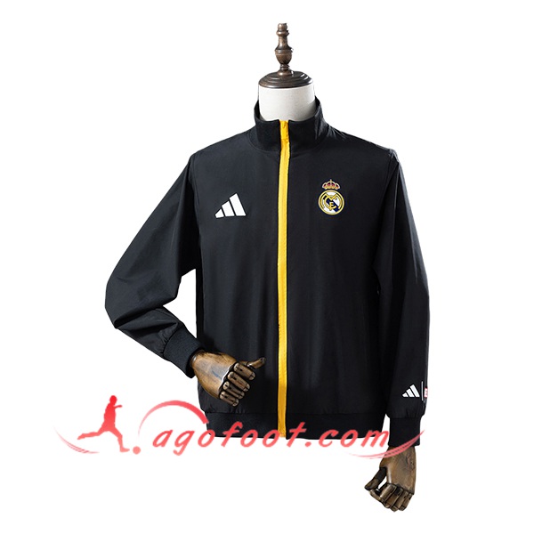 Coupe-Vent Real Madrid Noir 2025/2026 -03