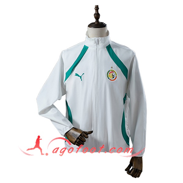 Coupe-Vent Senegal Blanc/Vert 2025/2026 -02