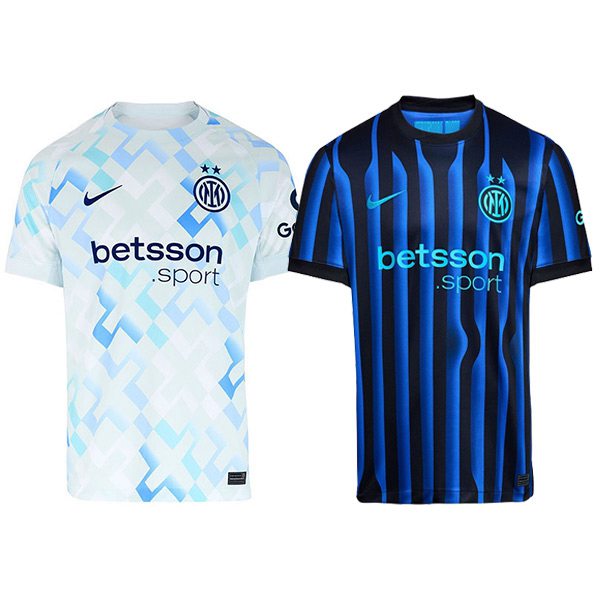 Maillot de Foot Inter Milan Coffret Cadeau Promotionnel Domicile + Exterieur 2025/2026