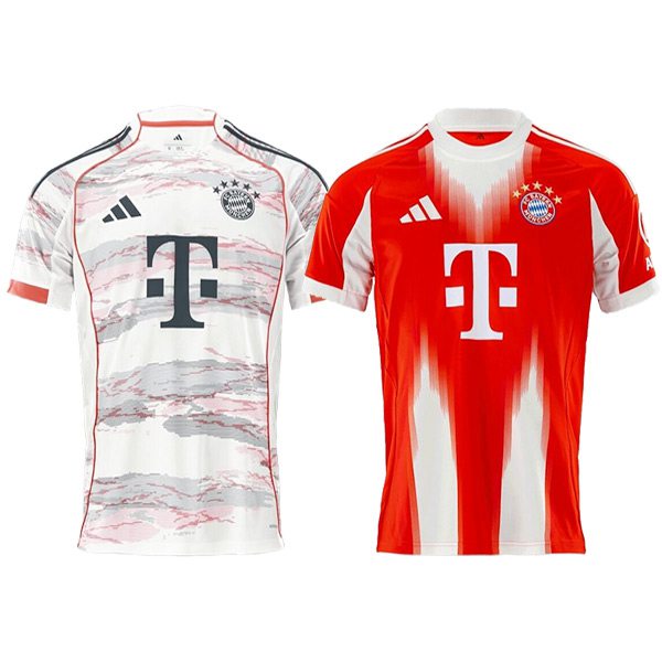 Maillot de Foot Bayern Munich Coffret Cadeau Promotionnel Domicile + Exterieur 2025/2026