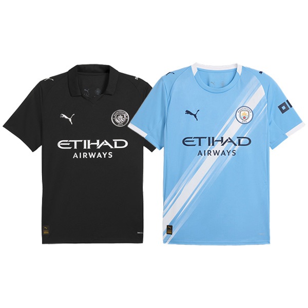 Maillot de Foot Manchester City Coffret Cadeau Promotionnel Domicile + Exterieur 2025/2026