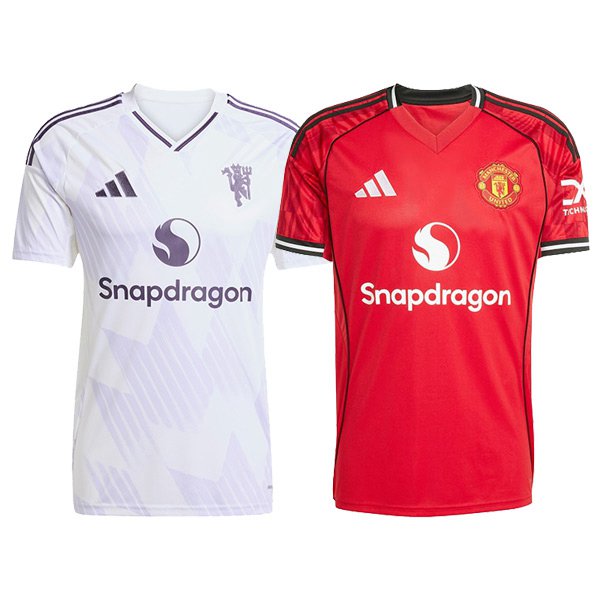 Maillot de Foot Manchester United Coffret Cadeau Promotionnel Domicile + Exterieur 2025/2026