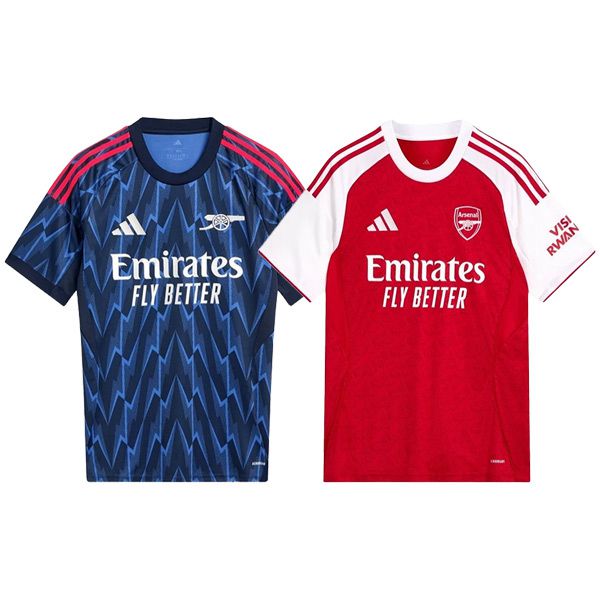 Maillot de Foot Arsenal Coffret Cadeau Promotionnel Domicile + Exterieur 2025/2026