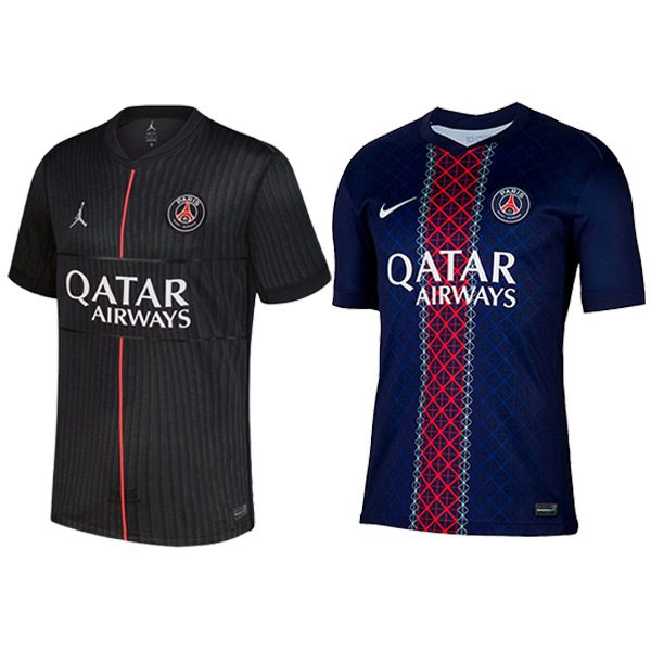 Maillot de Foot PSG Coffret Cadeau Promotionnel Domicile + Exterieur 2025/2026