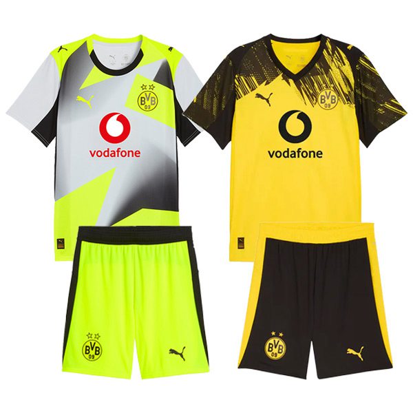 Maillot de Foot Dortmund Coffret Cadeau Promotionnel Domicile + Exterieur + Short 2025/2026
