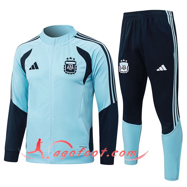 Ensemble Survetement de Foot Veste Argentine Bleu 2025/2026