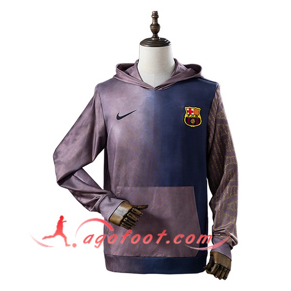 Sweatshirt Training Capuche FC Barcelone Pourpre 2025/2026