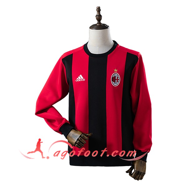Sweatshirt Training Milan AC Rouge/Noir 2025/2026 -03