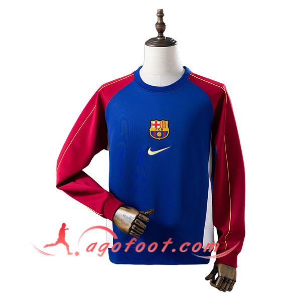 Sweatshirt Training FC Barcelone Bleu/Rouge 2025/2026
