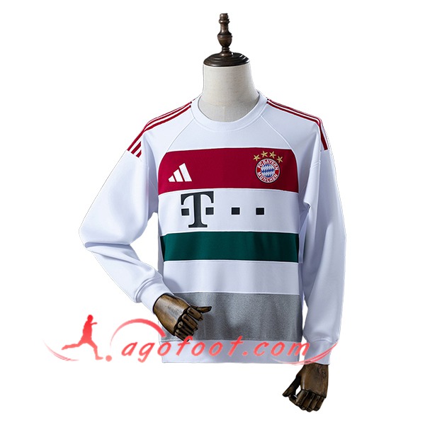 Sweatshirt Training Bayern Munich Blanc/Rouge/Vert/Gris 2025/2026
