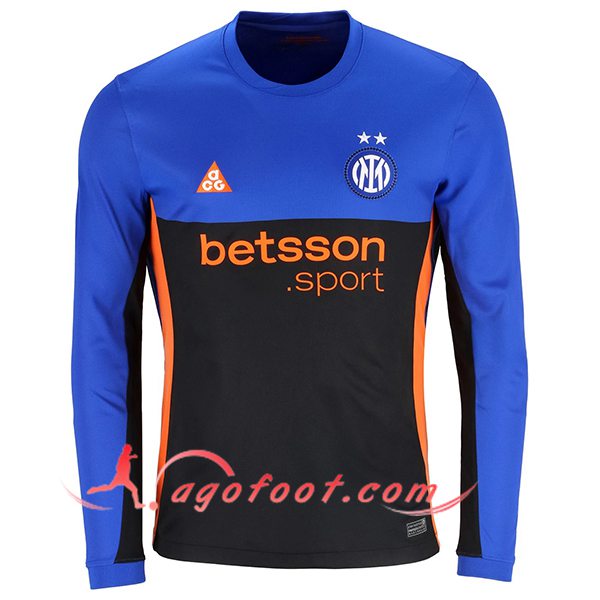 Nouveau Maillot de Foot Inter Milan Fourth Manches Longues 2025/2026