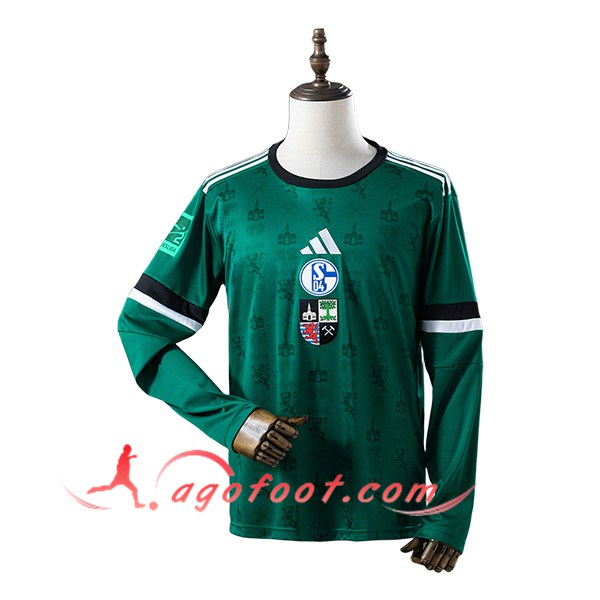 Maillot de Foot Schalke 04 Manches Longues Special Edition Vert 2025/2026