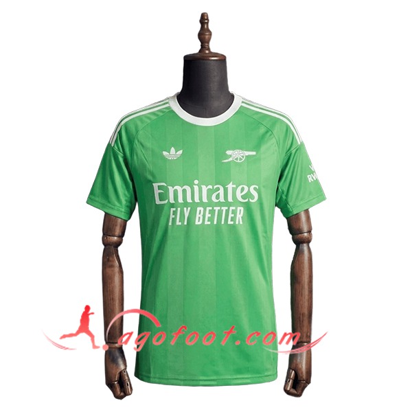Maillot de Foot Arsenal Gardien De But Vert 2025/2026
