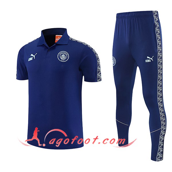 Ensemble Polo Foot Manchester City Bleu 2025/2026 -02