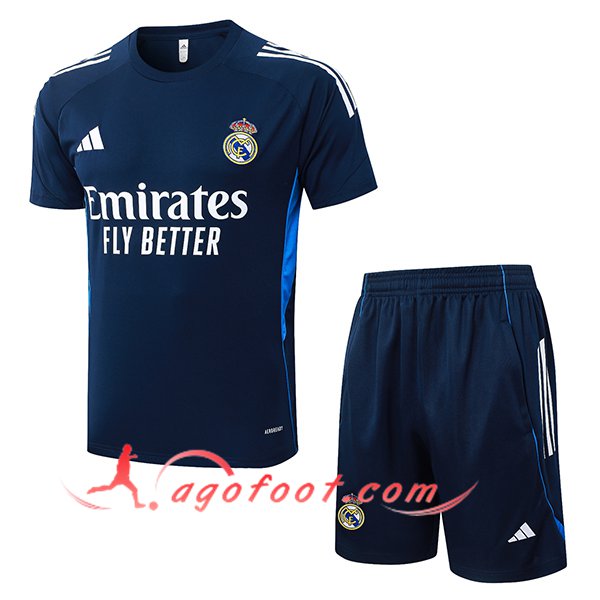Ensemble Training T-Shirt Real Madrid Bleu Royal 2025/2026