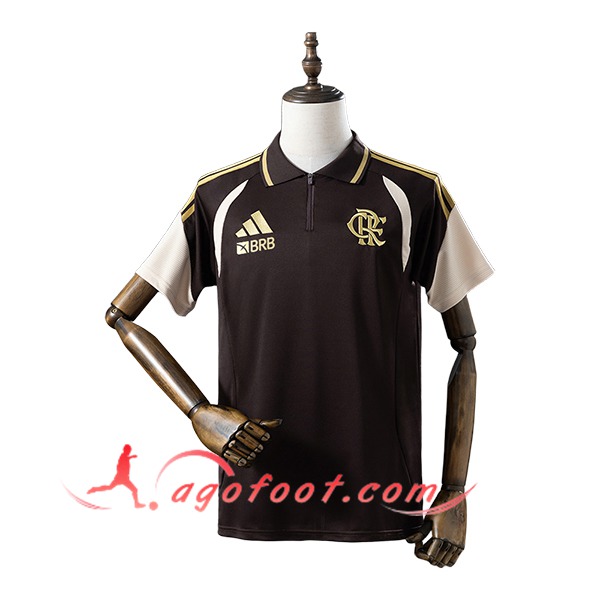 Polo Foot Flamengo Brun/Beige 2025/2026