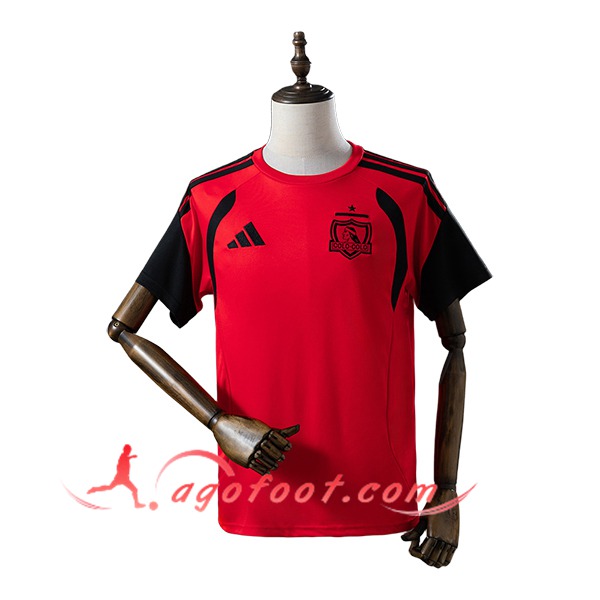 Training T-Shirt Colo-Colo Rouge/Noir 2025/2026 -02