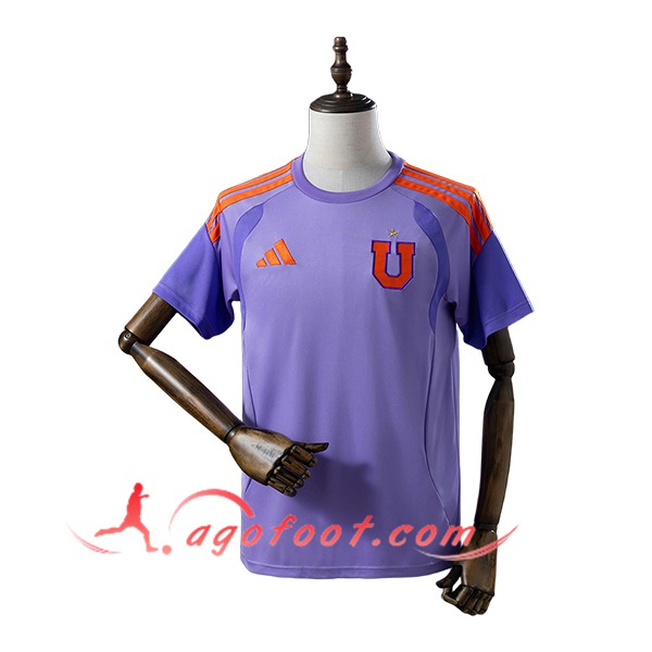 Training T-Shirt Universidad De Chile Pourpre/Orange 2025/2026