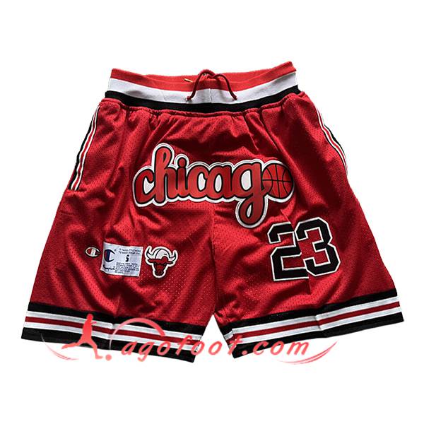 Shorts NBA Chicago Bulls 2025/26 Rouge