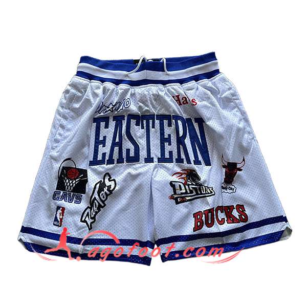 Shorts NBA American All-Star 2025/26 Blanc/Bleu