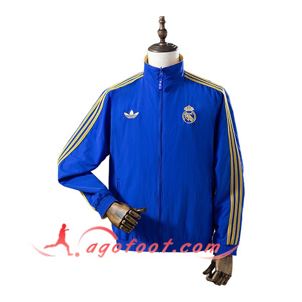 Coupe-Vent Real Madrid Bleu/Brun 2025/2026