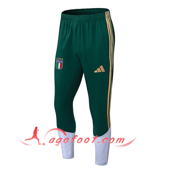 Pantalon Foot Italie Vert/Jaune/Blanc 2025/2026