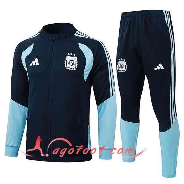 Ensemble Survetement de Foot Veste Argentine Bleu Royal 2025/2026