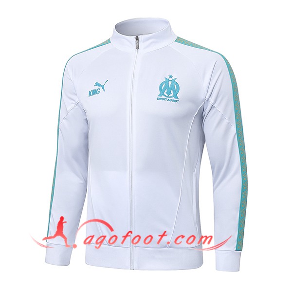 Veste Foot Marseille Blanc/Vert 2025/2026