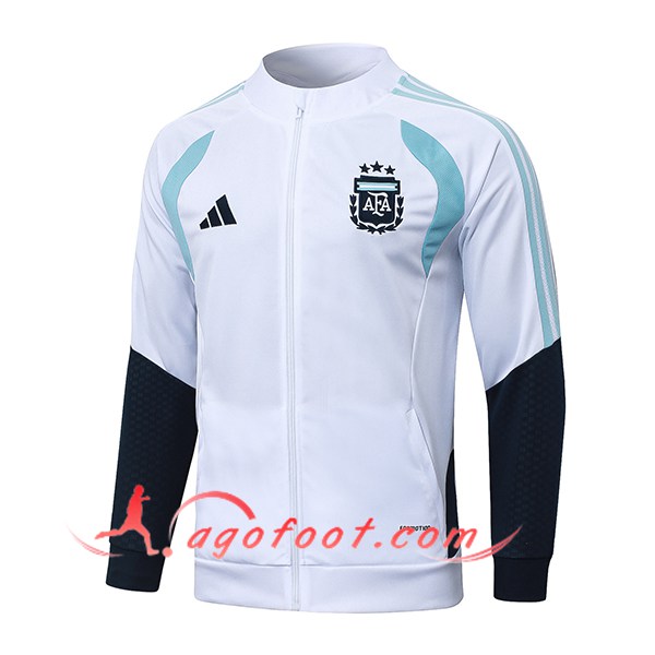 Veste Foot Argentine Blanc/Bleu 2025/2026