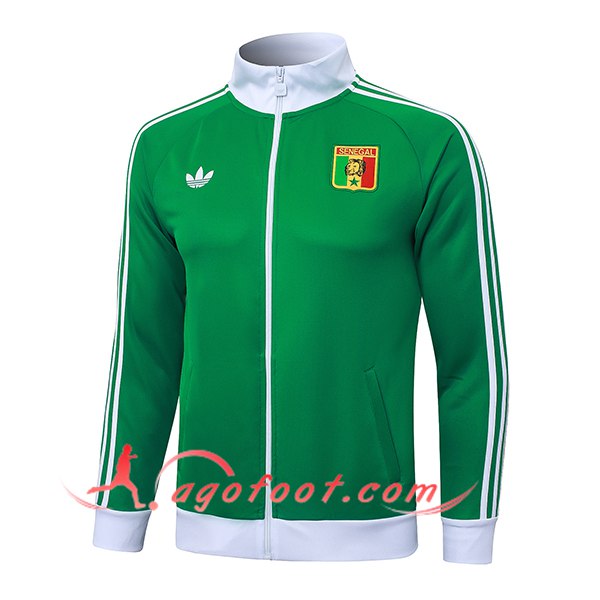 Veste Foot Sénégal Vert/Blanc 2025/2026