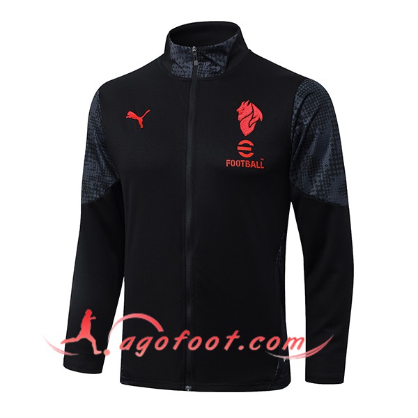 Veste Foot Milan AC Noir/Gris 2025/2026