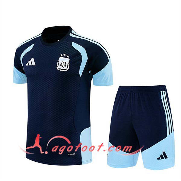 Ensemble Training T-Shirt Argentine Bleu Royal 2025/2026