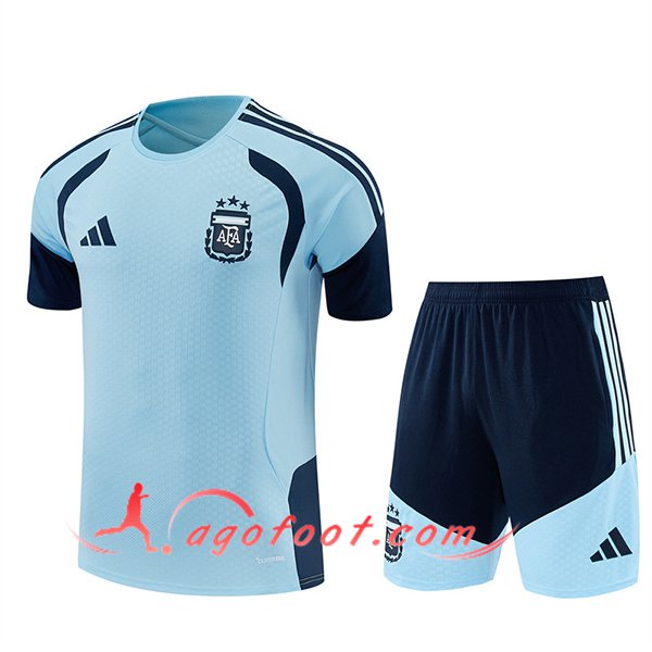 Ensemble Training T-Shirt Argentine Bleu Clair 2025/2026